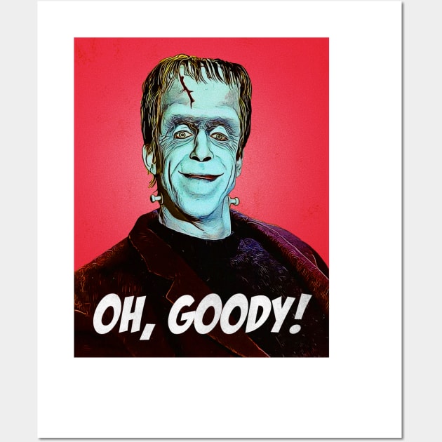 Herman Munster Wall Art by creativespero